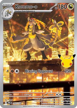 Kommo-o (143) Holofoil - 30th Celebration