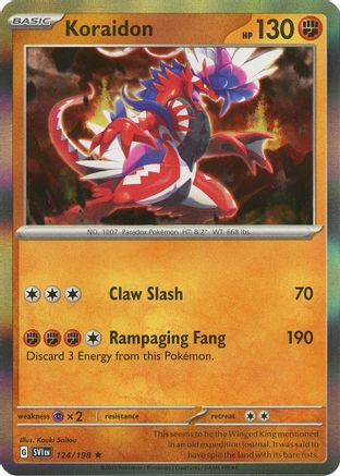 Koraidon (124) Holofoil - Scarlet & Violet