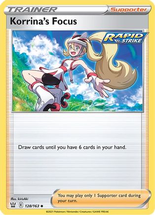 Korrina's Focus (128) Reverse Holofoil - Battle Styles