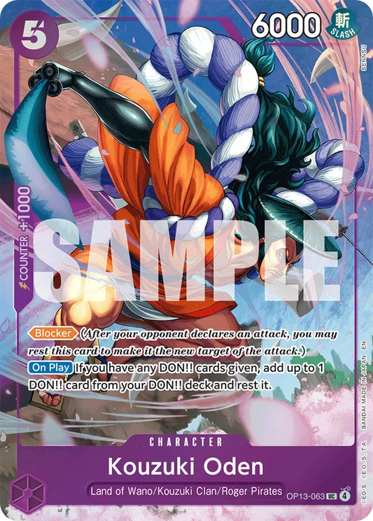 Kouzuki Oden (Premium Card Collection -Best Selection Vol. 5-) (OP13-063) Foil