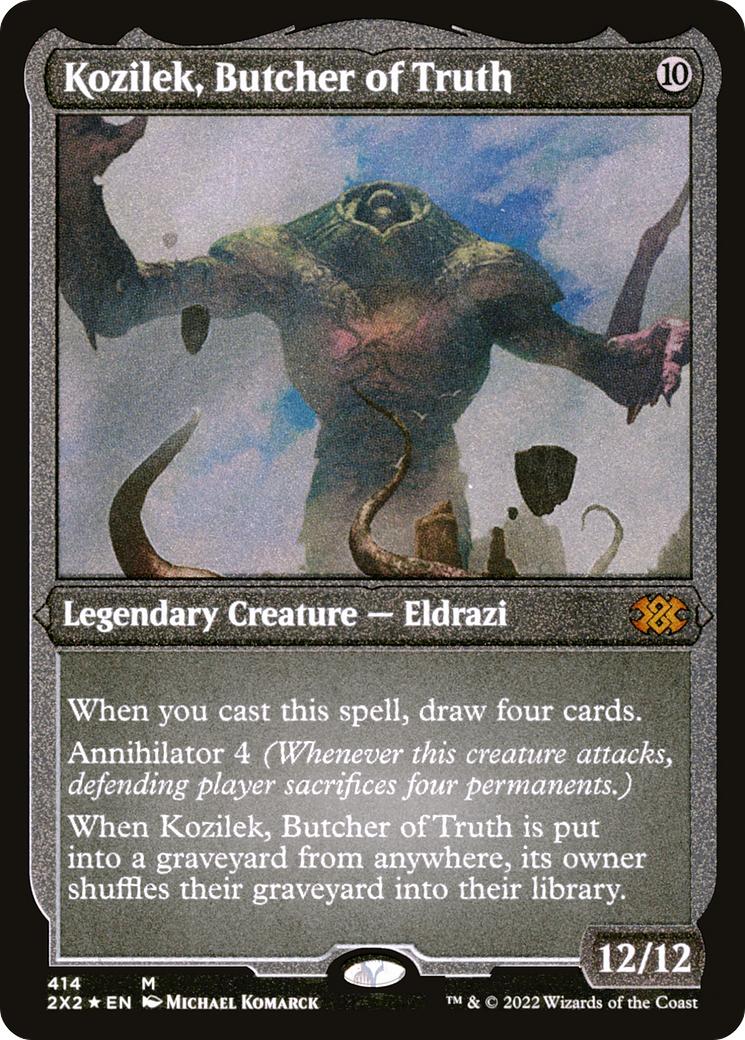 Kozilek, Butcher of Truth (414) Etched Foil - Double Masters 2022
