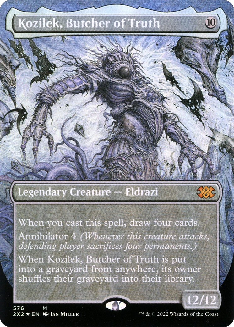 Kozilek, Butcher of Truth (Borderless) (576) Textured Foil - Double Masters 2022