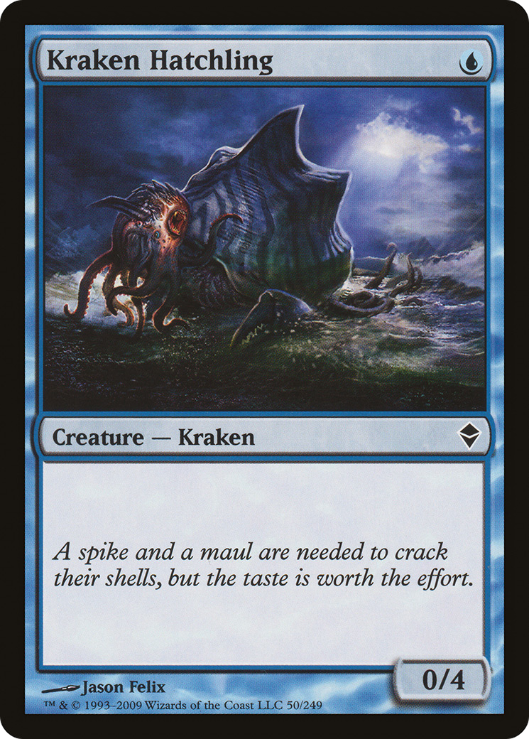 Kraken Hatchling (050) - Zendikar Foil