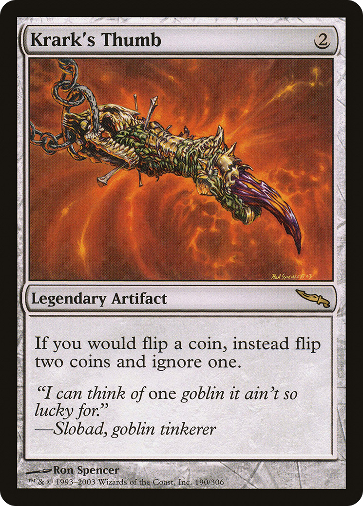 Krark's Thumb (190) - Mirrodin