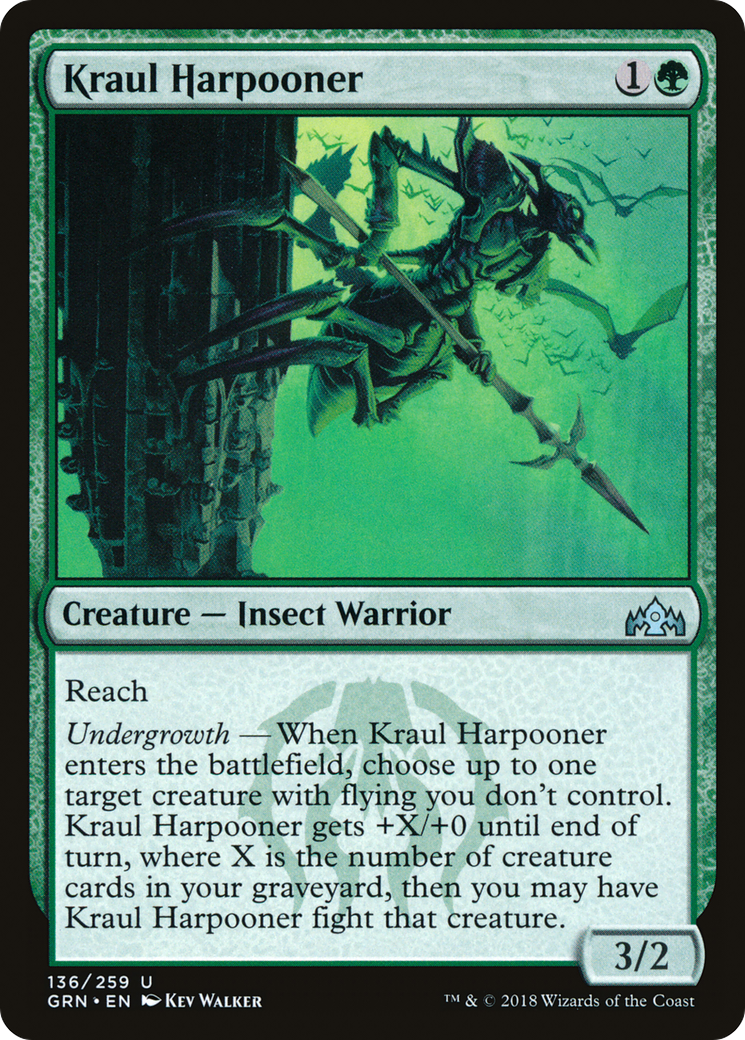 Kraul Harpooner (136) - Guilds of Ravnica Foil
