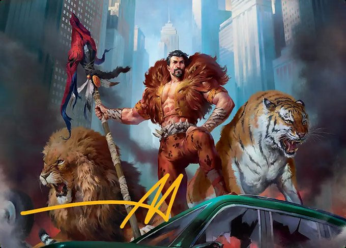 Kraven, Proud Predator (028s) Gold-Stamped - Art Series: Marvel's Spider-Man