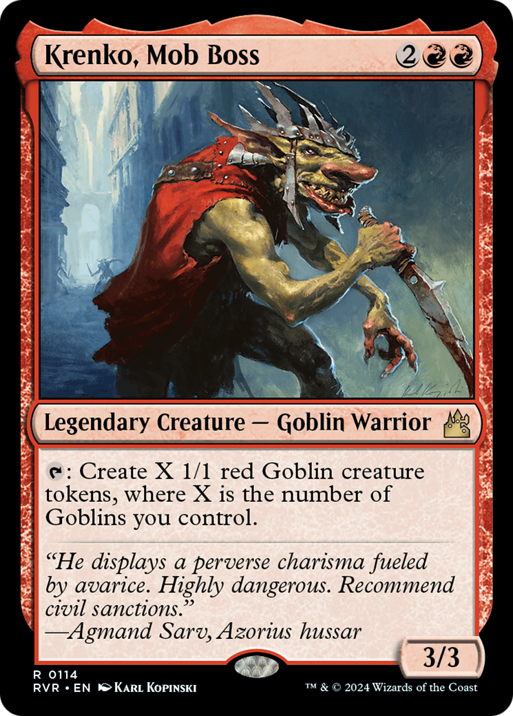 Krenko, Mob Boss (114) - Ravnica Remastered