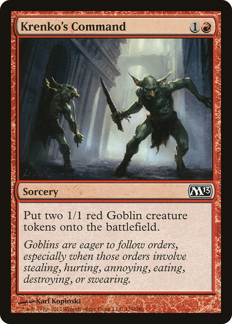 Krenko's Command (139) Foil - Magic 2013