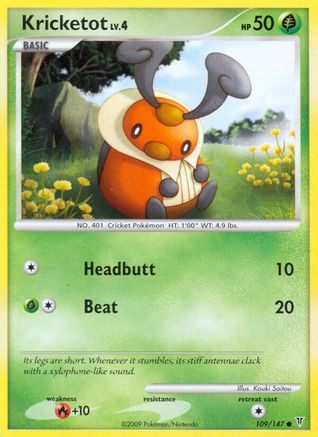 Kricketot (109) Reverse Holofoil - Supreme Victors