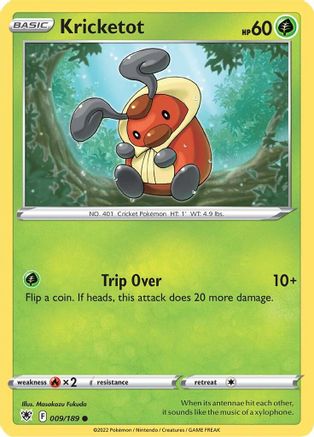 Kricketot (9) Reverse Holofoil - Astral Radiance