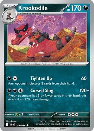 Krookodile (59) Reverse Holofoil - Black Bolt