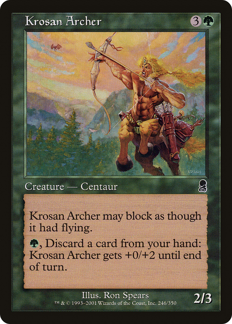 Krosan Archer (246) Foil - Odyssey