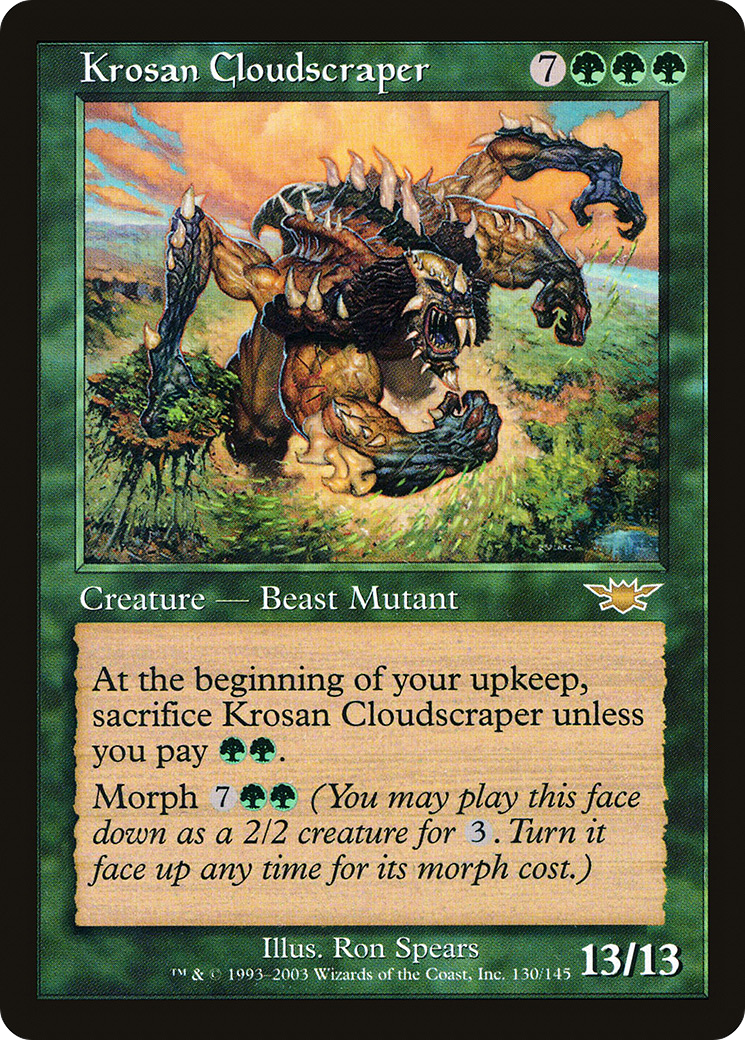 Krosan Cloudscraper (130) Foil - Legions