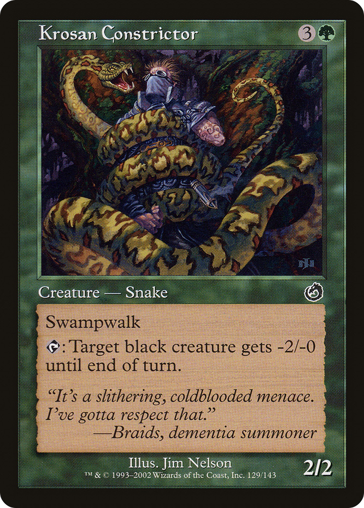 Krosan Constrictor (129) Foil - Torment