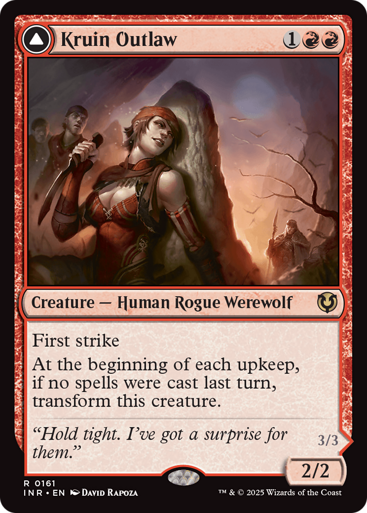 Kruin Outlaw // Terror of Kruin Pass (161) Foil - Innistrad Remastered