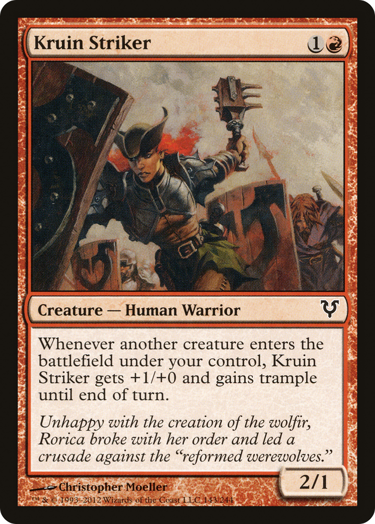 Kruin Striker (143) Foil - Avacyn Restored