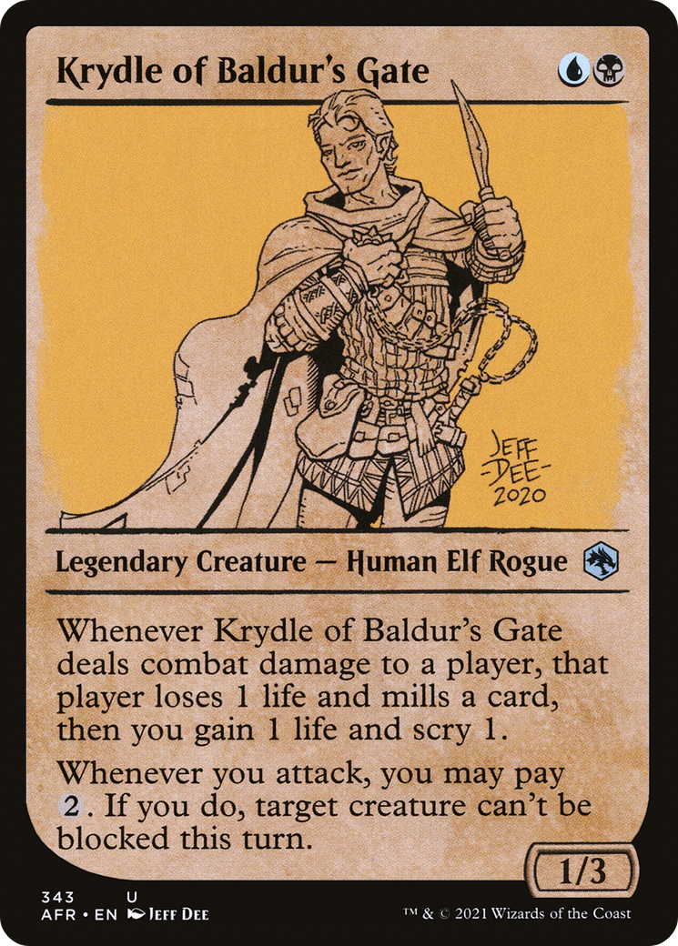 Krydle of Baldur's Gate (Showcase) (343) - Adventures in the Forgotten Realms Foil