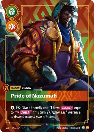 K'Sante, Pride of Nazumah (147) Foil - Radiance