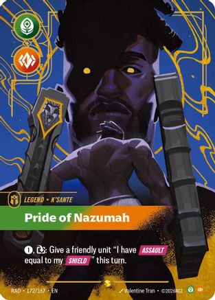 K'Sante, Pride of Nazumah (Overnumbered) (172) Foil - Radiance