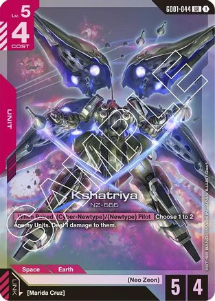 Kshatriya (GD01-044) Holofoil - Newtype Rising