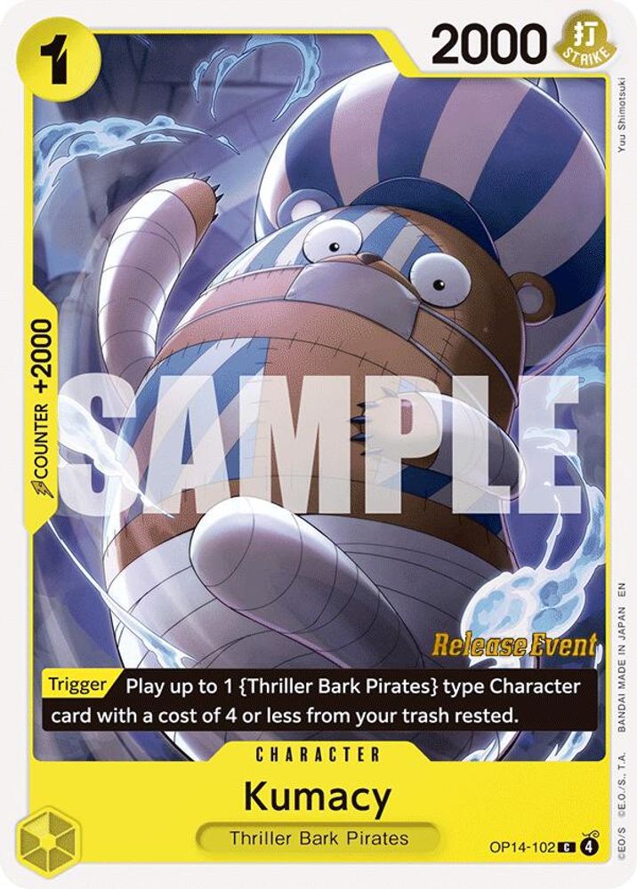 Kumacy (OP14-102) Release Event Cards