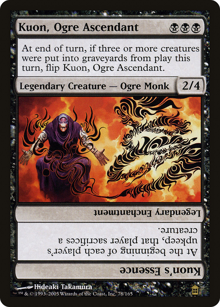 Kuon, Ogre Ascendant // Kuon's Essence (078) Foil - Saviors of Kamigawa