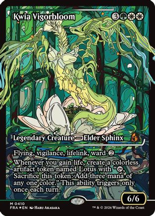 Kwia Vigorbloom (Showcase) (410) Foil - Reality Fracture