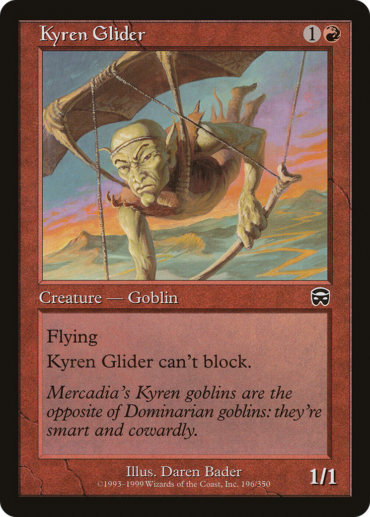Kyren Glider (196) Foil - Mercadian Masques