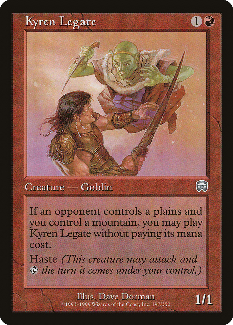 Kyren Legate (197) Foil - Mercadian Masques