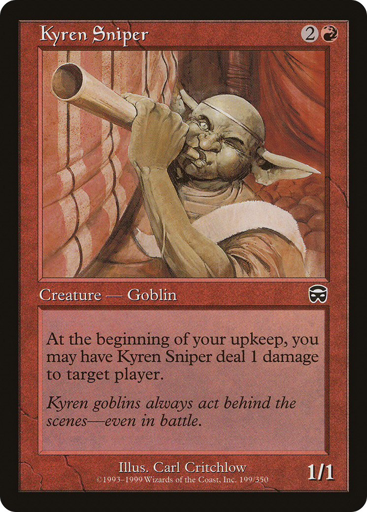 Kyren Sniper (199) Foil - Mercadian Masques