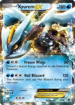 Kyurem EX (38) Holofoil - Next Destinies
