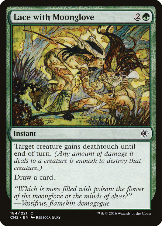 Lace with Moonglove (184) Foil - Conspiracy: Take the Crown