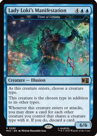 Lady Loki's Manifestation – Titan of Littjara (280) - Commander: Marvel Super Heroes