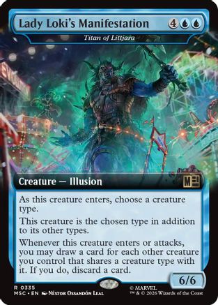 Lady Loki's Manifestation – Titan of Littjara (Extended Art) (335) - Commander: Marvel Super Heroes