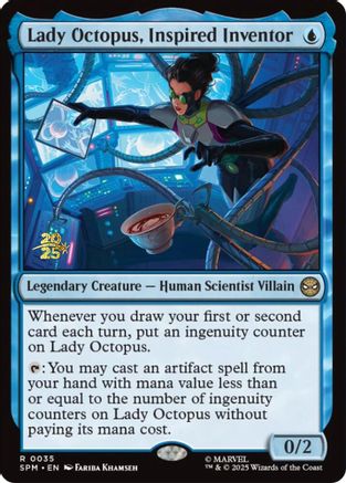 Lady Octopus, Inspired Inventor (035) Foil - Prerelease Cards