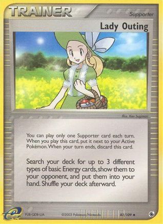 Lady Outing (83) Reverse Holofoil - Ruby and Sapphire