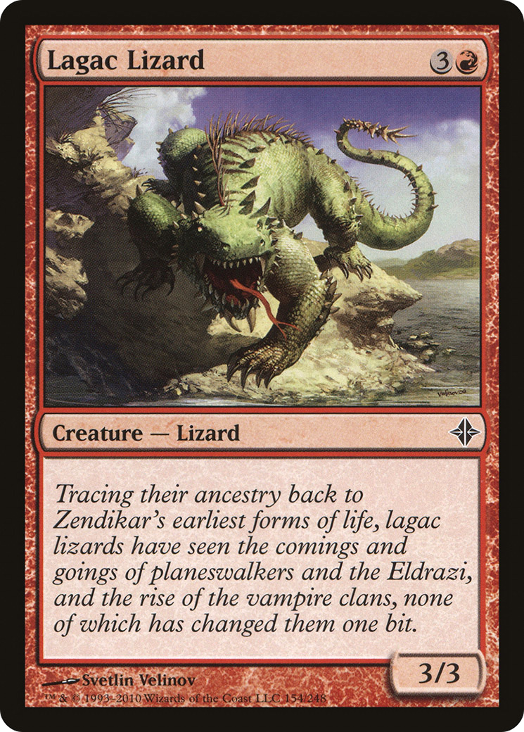 Lagac Lizard (154) Foil - Rise of the Eldrazi