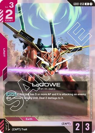 LaGOWE (GD01-050) Holofoil - Newtype Rising