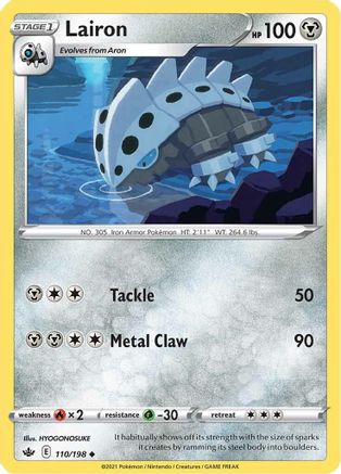 Lairon (110) Reverse Holofoil - Chilling Reign