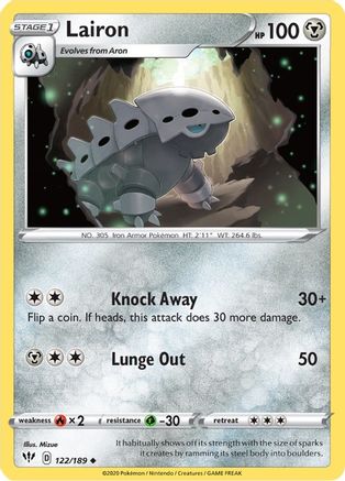 Lairon (122) Reverse Holofoil - Darkness Ablaze
