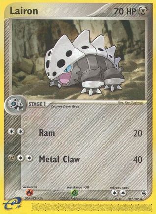 Lairon (36) Reverse Holofoil - Ruby and Sapphire