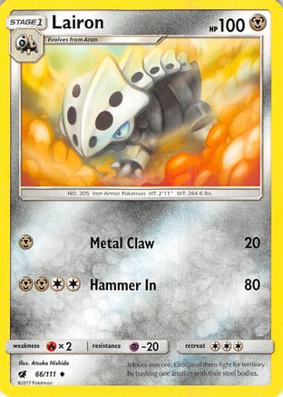 Lairon (66) Reverse Holofoil - Crimson Invasion