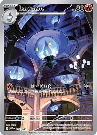 Lampent (102) Holofoil - White Flare