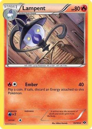 Lampent (19) Reverse Holofoil - Next Destinies