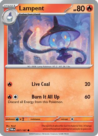 Lampent (37) Reverse Holofoil - Twilight Masquerade