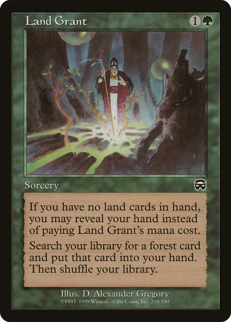 Land Grant (255) Foil - Mercadian Masques