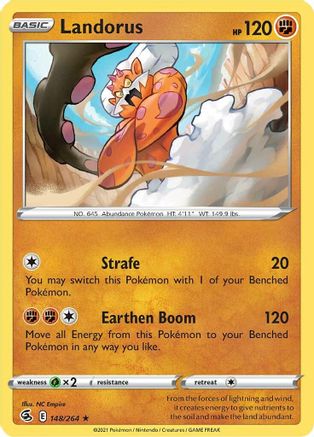 Landorus (148) Holofoil - Fusion Strike