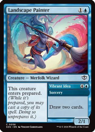 Landscape Painter // Vibrant Idea (056) Foil - Secrets of Strixhaven