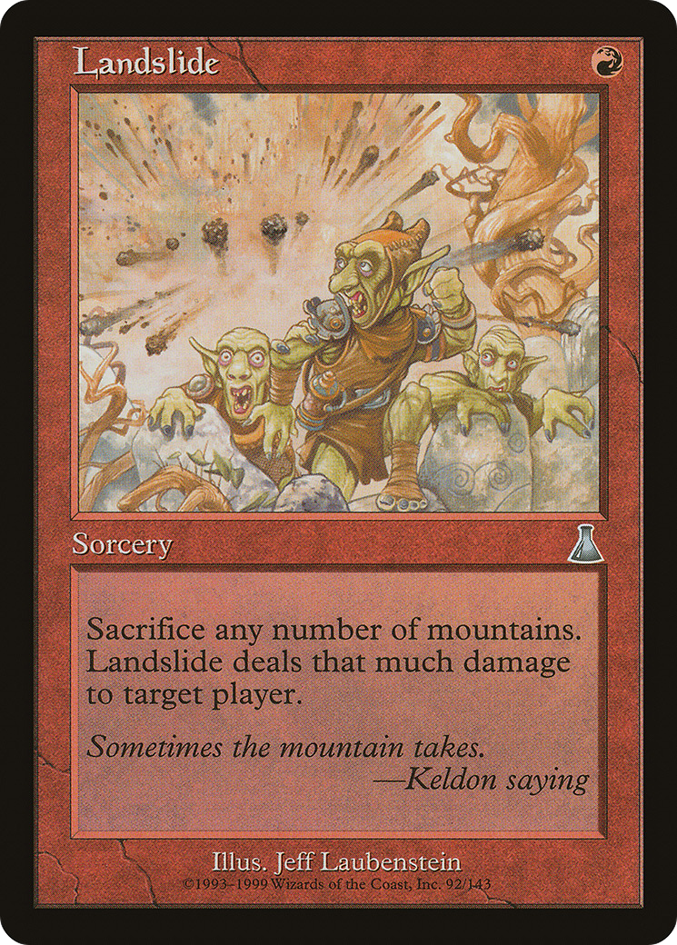Landslide (092) Foil - Urza's Destiny