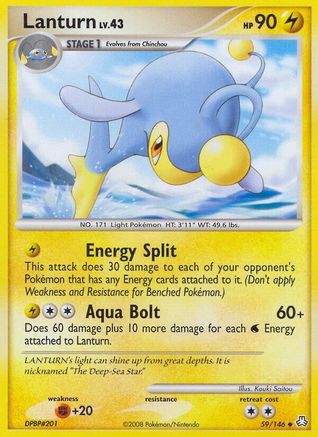 Lanturn (59) Reverse Holofoil - Legends Awakened